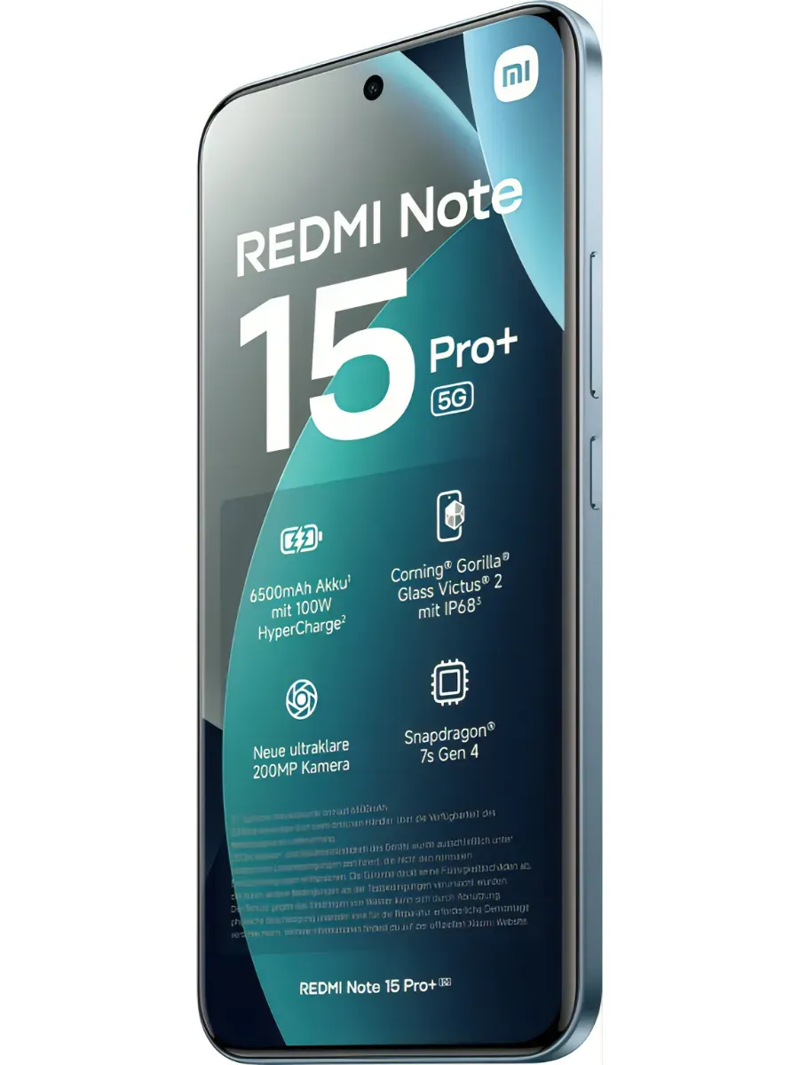 Смартфон Xiaomi Redmi Note 15 Pro + 5G 12/512 Голубой — фото 4 Смартфон Xiaomi Redmi Note 15 Pro + 5G 12/512 Голубой — фото 4
