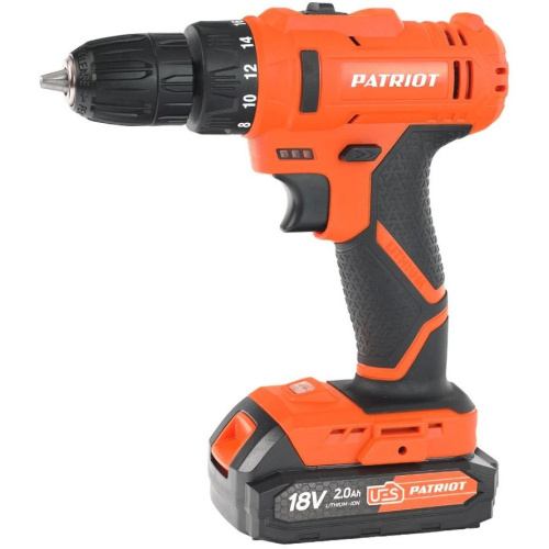 Дрель-шуруповерт Patriot BR 187UES кейс