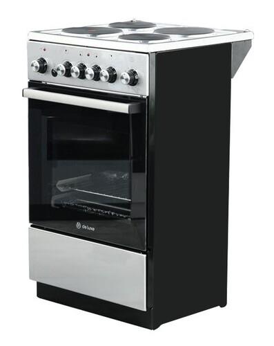 Электрическая плита De Luxe 5004.16э 010 серебристый