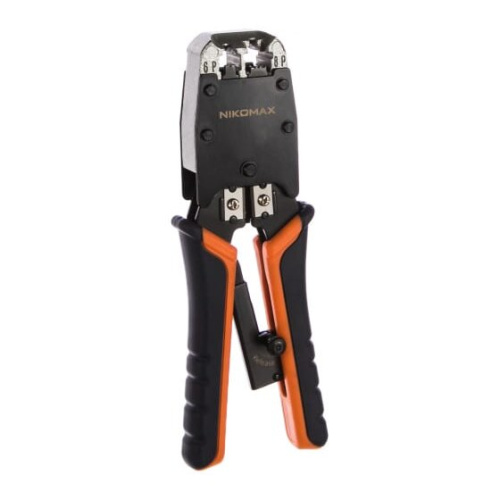 Клещи обжимные NIKOMAX NMC-500R RJ45/8P8C, RJ12/6P6C, RJ11/6P4C