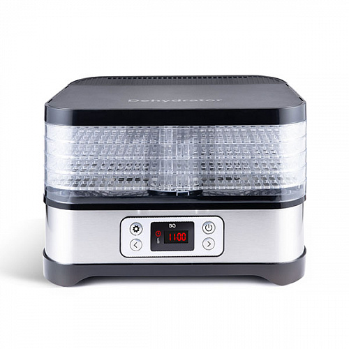 Сушилка для овощей и фруктов BQ FD1001 черный/серебристый