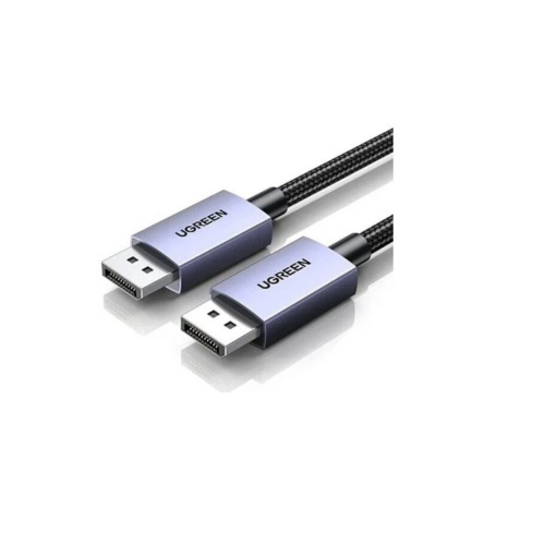 Кабель UGREEN DP118 (15384) Display Port Male To Male 16K Cable, 2м серый