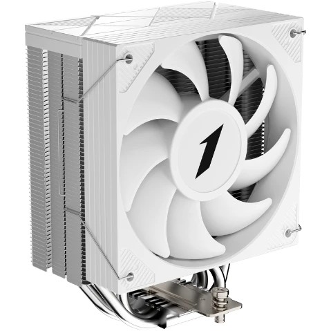 Кулер 1STPLAYER Cryo CY12 White (CY12-WH) / 4HPx6mm, single tower, 1x120mm fan, 750-1900 RPM, 57.6 CFM, 38.2 dBA