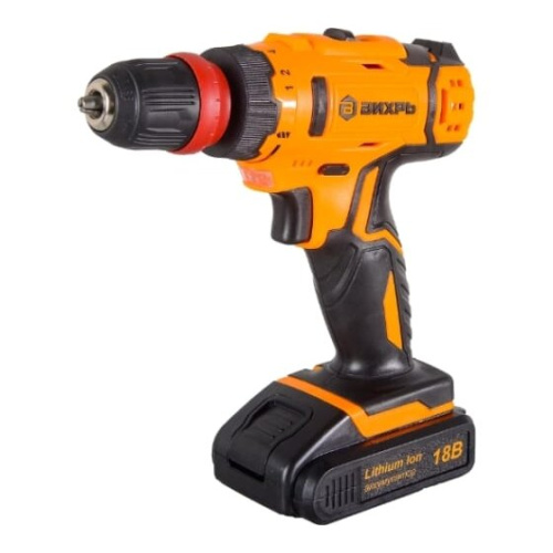 Дрель-шуруповерт Вихрь ДА-18Л-2КC (72/14/34) аккумуляторная