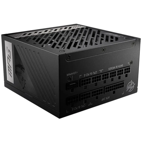 Блок питания MSI MPG A1000G (306-7ZP7C11-CE0) ATX 1000W 80+ gold 24pin APFC 135mm fan 12xSATA Cab Manag RTL