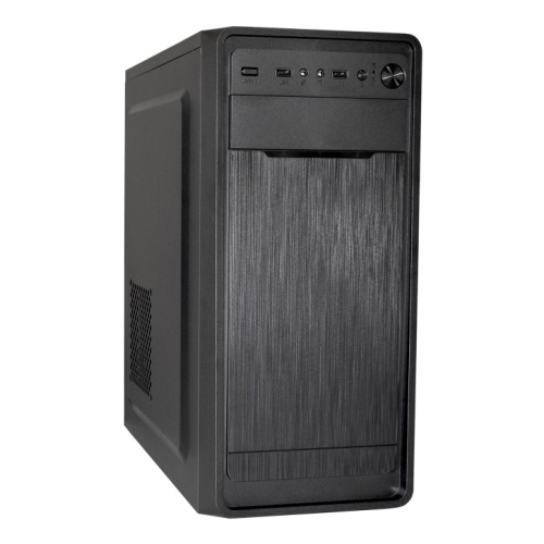 Корпус ExeGate XP-332 Black EX283070RUS ATX, без БП, 2xUSB, Audio