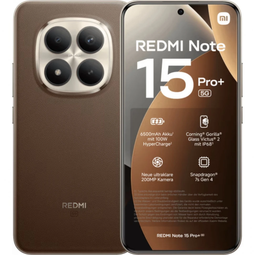 Смартфон Xiaomi Redmi Note 15 Pro + 5G 8/256 Коричневый
