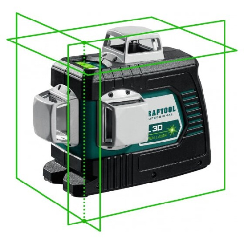 Нивелир лазерный KRAFTOOL LL 3D зеленый