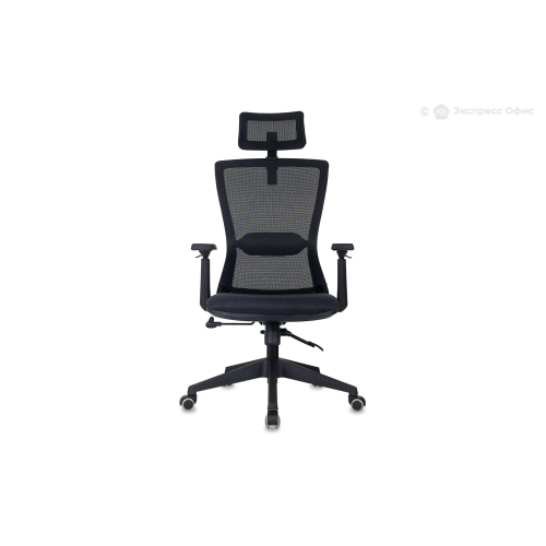 Кресло Бюрократ MC-811S-H черный Elastic-102 сетка/ткань с подголов. крестов. пластик