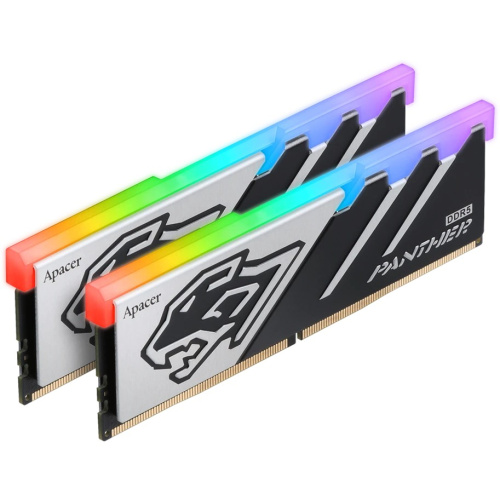 ОЗУ Apacer AH5U32G56C5229BAA-2 32GB DDR5 DIMM 5600-40 2048x8 1.25V OC Panther RGB DDR5 w/HS RP-K2