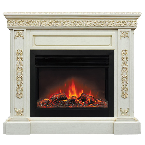 Электрокамин RealFlame Ekaterina 26 WT с очагом Moonblaze Black