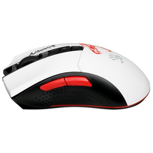 Мышь беспроводная A4Tech Bloody R90 Plus Naraka  белый