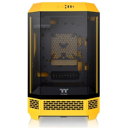 Корпус Thermaltake The Tower 300 Bumblebee (CA-1Y4-00S4WN-00) желтый без БП miniITX 7x120mm 5x140mm 2xUSB3.0 audio bott PSU