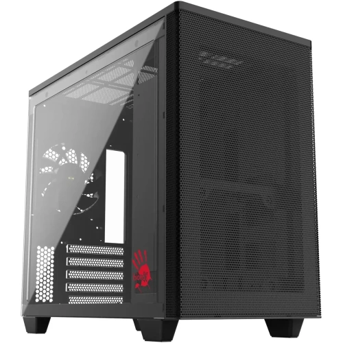 Корпус Bloody BD-CC117F черный без БП mATX 5x120mm 1xUSB2.0 1xUSB3.0 audio bott PSU
