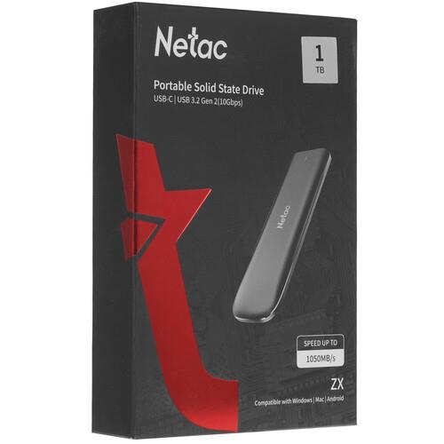 1000 ГБ Внешний SSD Netac ZX [NT01ZX-001T-32BK]