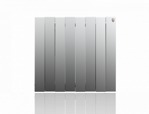 Биметаллический радиатор отопления  Royal Thermo Pianoforte 500 Vd 8 Секций Silver Satin