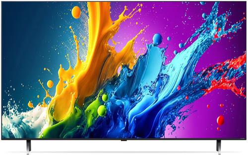 43" (108 см) Телевизор LG 43QNED80T6A черный