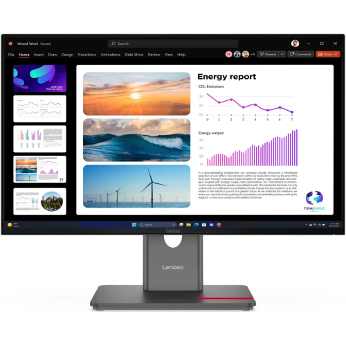 Монитор Lenovo ThinkVision P24q-40 (64B2GAT1UK) черный