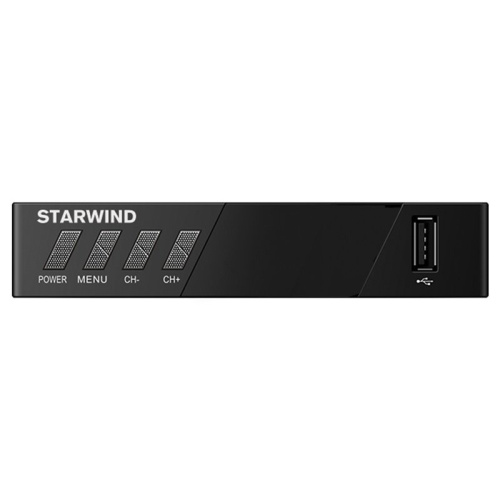 Ресивер DVB-T2 Starwind CT-140 черный Ресивер DVB-T2 Starwind CT-140 черный