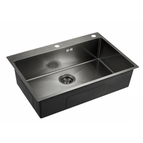 Мойка Emar EMB-125A PVD Nano Dark вороненная сталь