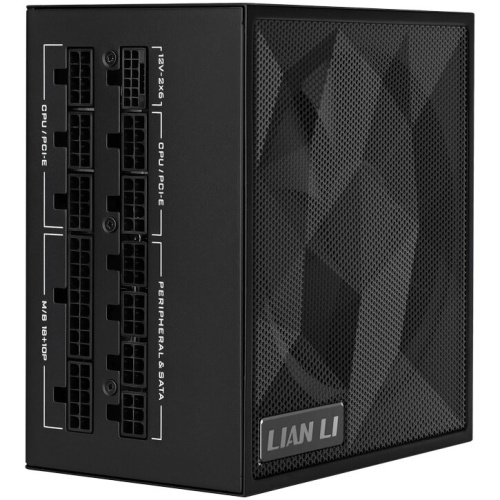Блок питания Lian Li SX0850P (G9P.SX0850P.B000.RU) / Black / ATX 3.1, 850W, 80 Plus Platinum, PCIe 5.1, APFC, 120mm FDB Fan, Fully Modular