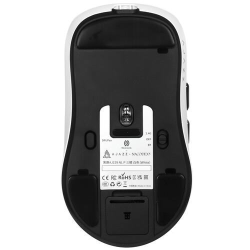 Мышь беспроводная/проводная AJAZZ AJ159 NLP [AJ159NLP-WHITE] белый
