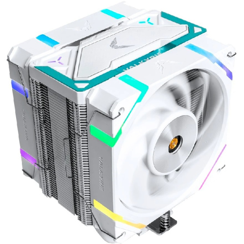 Кулер Valkyrie SL125 Valkyrie White (HW SL125 Valkyrie) / 6HPx6mm, 230W TDP, 2x120mm ARGB fans, 800-1850RPM, 80CFM, 29dBA