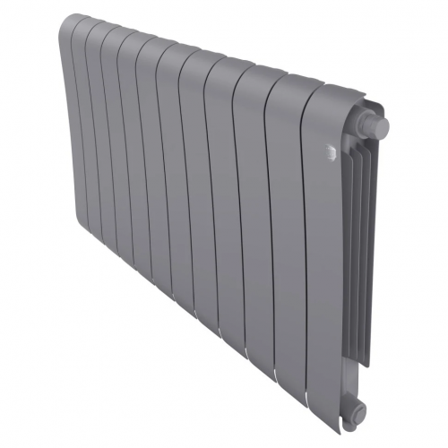 Биметаллический радиатор отопления  Royal Thermo Infinity 500 Vr80 12 Секций Silver Satin