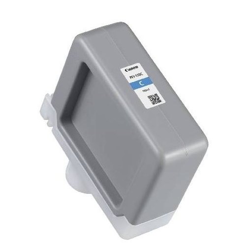 Картридж струйный Canon PFI-110 C 2365C001 голубой (160мл) для Canon TX-2000/3000/4000