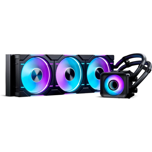 СВО Phanteks Glacier One 360D30 X2 (PH-GO360D30_DBK02) / Black / 3x120mm D30 PWM ARGB Fans