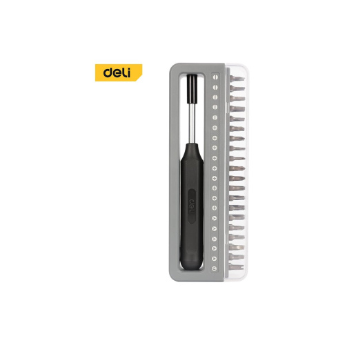 Набор прецизионных отверток Deli DL241041 (отвертка + 40 бит) Набор прецизионных отверток Deli DL241041 (отвертка + 40 бит)