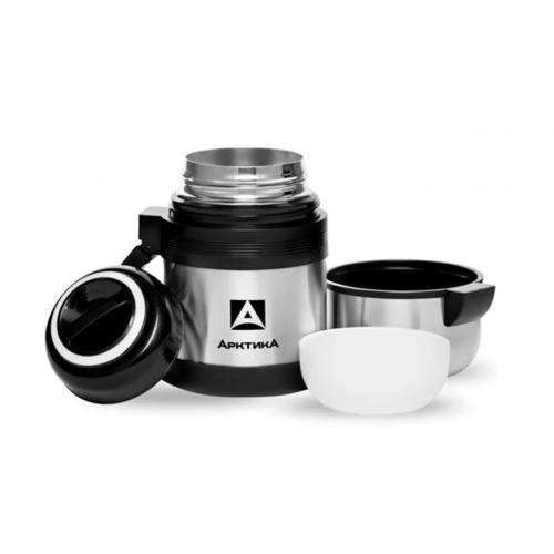 Термос Арктика 201-600 (201-600/SIL) 0.6л. серебристый/черный