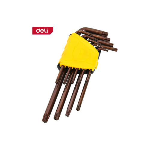 Набор ключей Torx Deli DL230707G 9 шт Набор ключей Torx Deli DL230707G 9 шт