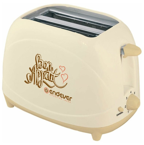Тостер Endever ST-106, бежевый