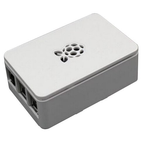 Корпус ACD RA178 White ABS Plastic case with Logo for Raspberry Pi 3