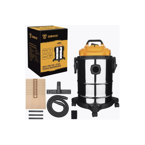 Пылесос промышленный DEKO DKVC-1400-15S (083-1061) 10 мешков для пыли