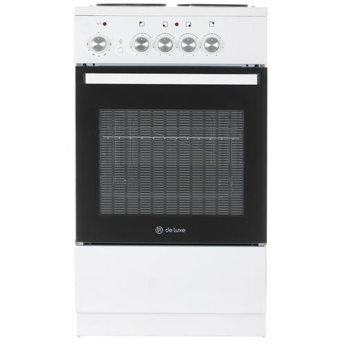 Электрическая плита De Luxe 5004.18э белый