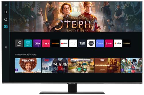 50" (125 см) LED-телевизор Samsung QE50Q80BAUXRU черный