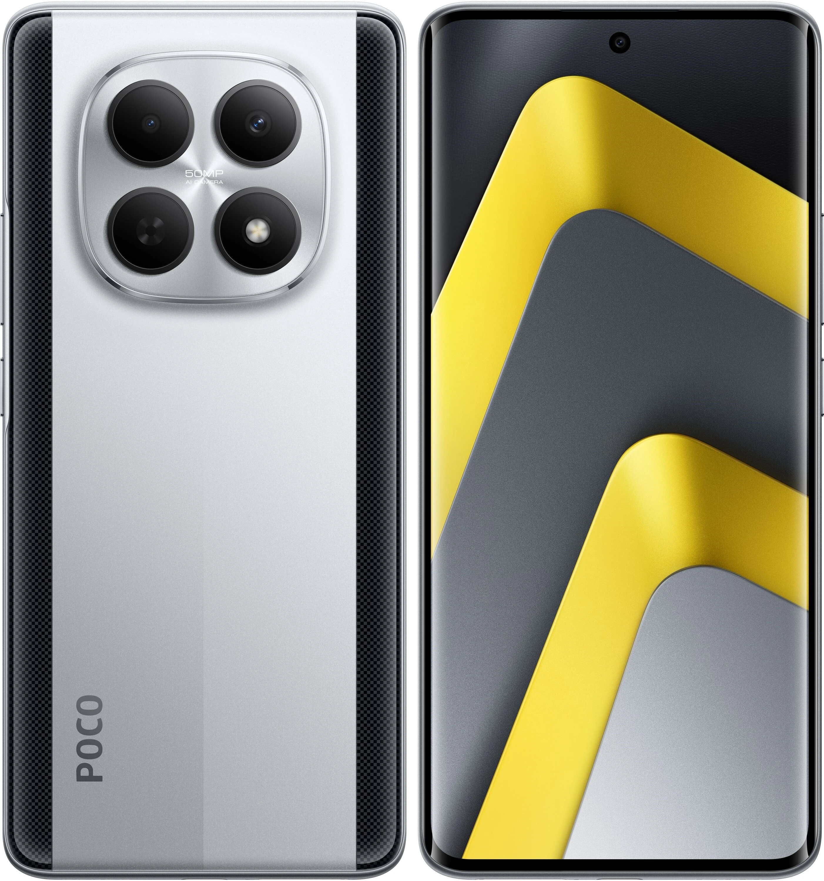 Смартфон Poco M8 5G 8/512 Серебристый — фото 2 Смартфон Poco M8 5G 8/512 Серебристый — фото 2