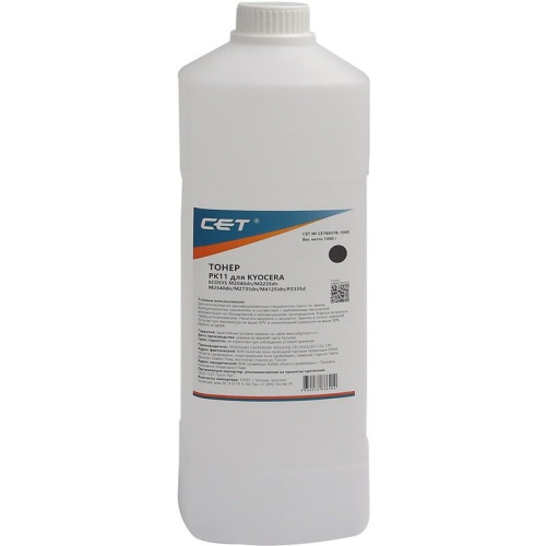 Тонер CET CET8857B-1000 PK11 для Kyocera Ecosys M2040/M2235/P2335 1кг/бут, унив