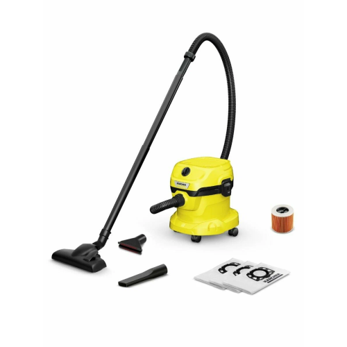 Строительный пылесос Karcher WD 2 Plus V-12/6/18/C Home 1.628-012.0 желтый