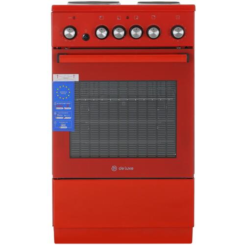Электрическая плита De Luxe 5004.16э 017 красный Электрическая плита De Luxe 5004.16э 017 красный