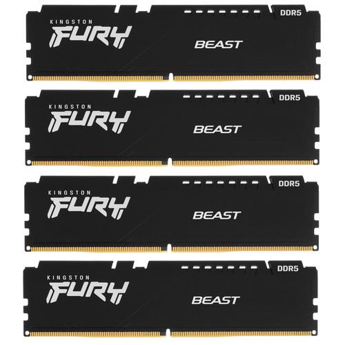 Оперативная память Kingston FURY Beast Black [KF552C40BBK4-64] 64 ГБ