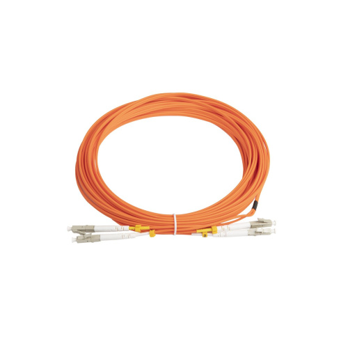 Патч-корд HYPERLINE FC-D2-50-LC/PR-LC/PR-H-10M-LSZH-OR волоконно-оптический 10 м
