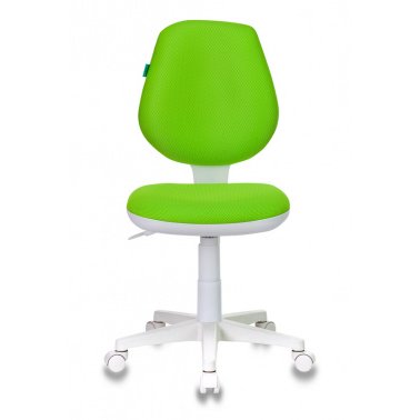 Кресло детское Бюрократ CH-W213/TW-18 салатовый TW-18 (пластик белый)
