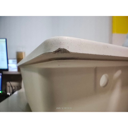 УЦ Кухонная мойка MAUNFELD Perla 460 MFQS-460W кремовый (плохая упаковка, небольшой скол снизу у края)