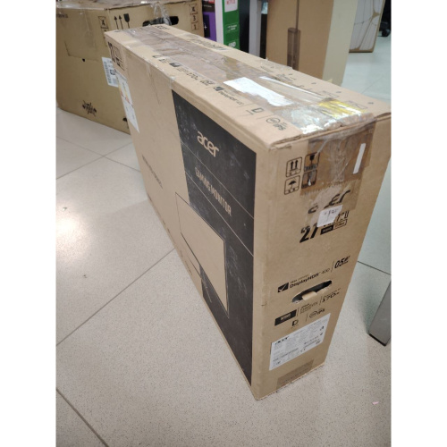 УЦ Монитор Acer Nitro VG272UVbmiipx (UM.HV2EE.S01) черный (плохая упаковка, б/у, замена мат. платы и конденсаторов)