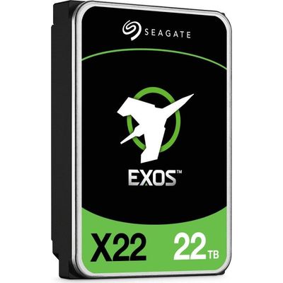 HDD SEAGATE Enterprise Capacity 3.5" Exos X22 ST22000NM000E 22TB Наличие SAS 512 Мб 7200 об/мин 3,5" Время наработки на отказ 2500000 ч.