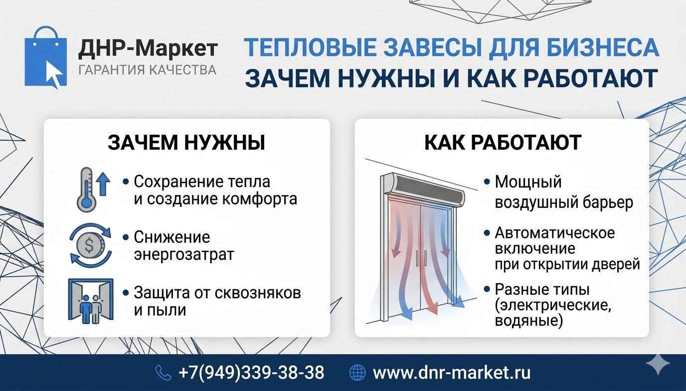 Тепловые завесы для бизнеса: зачем нужны и как работают. Тепловые завесы для бизнеса: зачем нужны и как работают.