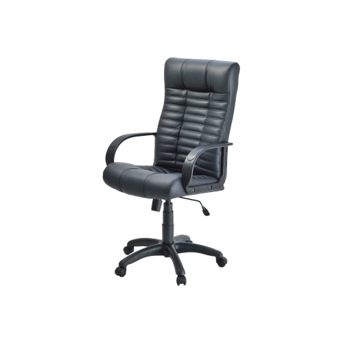 Кресло Фабрикант Атлант 4610018461630 кожа иск. черный